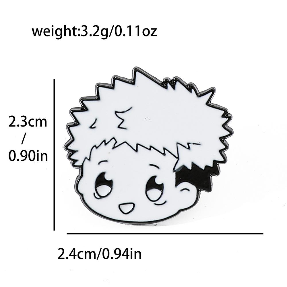 Japanese Anime Spell Return To War Metal Badge Xia Youjie Knotweed Yoren Alloy Brooch Pin