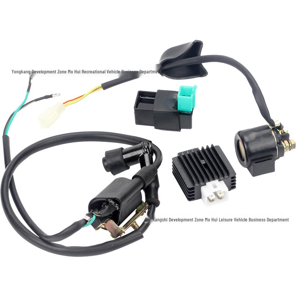 ATV Off-Road Vehicle Accessories Kit: 50-110CC Igniter, CDI Relay, Voltage Regulator