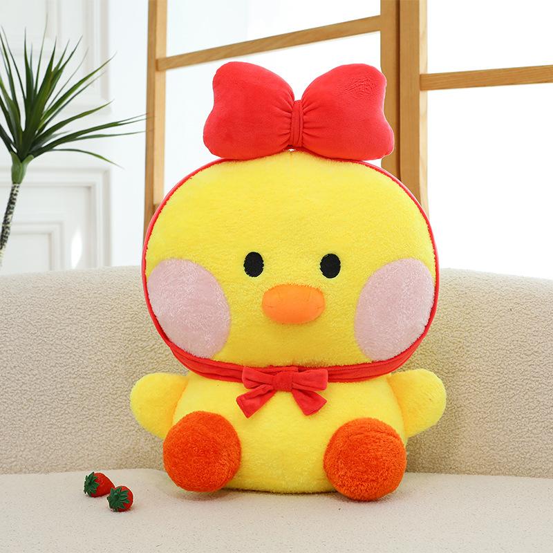 

Bear And Brown Salli Chicken Plush Doll Animal Design Childrens Doll Cartoon Sally Chick,30cm