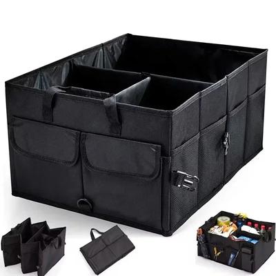 Caja de almacenamiento de gran capacidad para coche, organizador de maletero de coche, herramienta de almacenamiento de carga plegable súper duradera, respetuosa con el medio ambiente, caja de maletero para camiones y automóviles