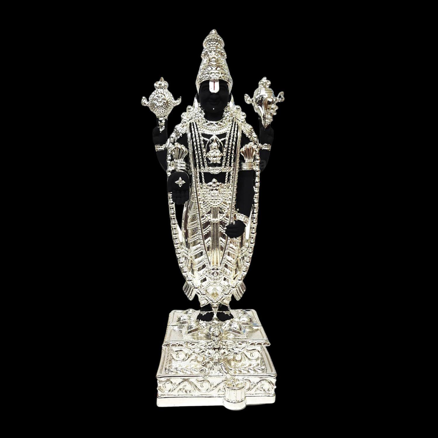 

Идол Господа Тирупати Баладжи с Мурти Гаруды для Мандира, комнаты для Пуджи. Господь Вишну, Шри Венкатешвара Свами, Статуя Шринивасы, Бог Баладжи, Домашний декор.