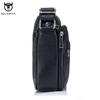 BULLCAPTAIN Brand Design Men Bag Genuine Leather Fashion Men Small Flap Shoulder Crossbody Bags Casual Man Messenger Bag