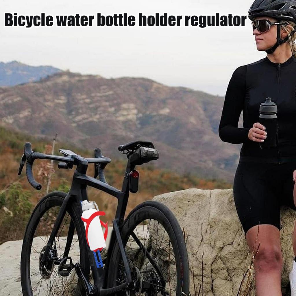 Bike Bottle Holder Adapter Cycling Flask Mount Bracket Adjustable Flask Cage Bracket For Motorcycle Road Cycling Urban Riding