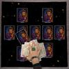 Reading Card Astrologys Tablecloth Tarots Divinations Tablecloth Altars Cloth Divinations Board Game Accessories