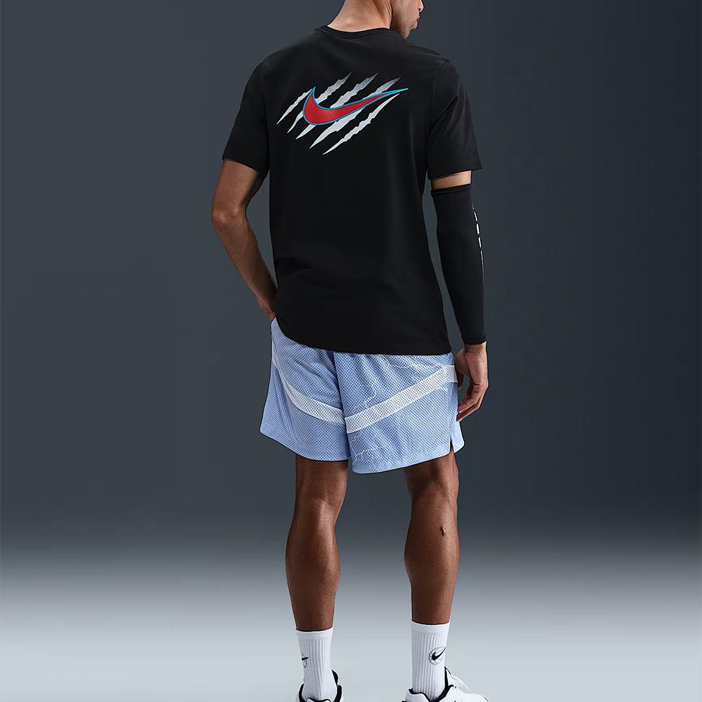 Nike Ja Morant Pohodlné Měkké Pletené Módní Tričko s Krátkým Rukávem Pánské Topy Černé HV1691-010