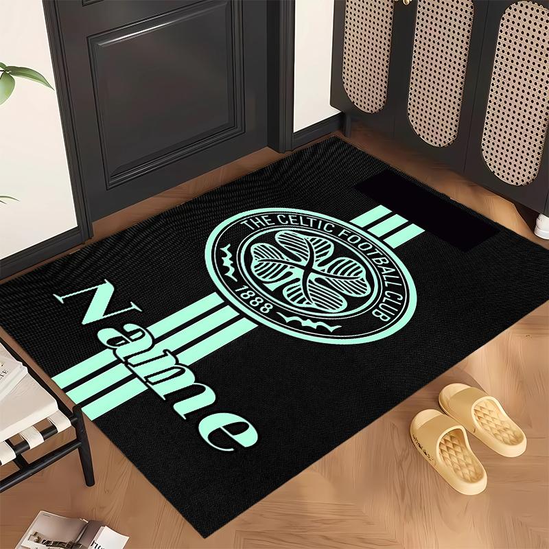 Celtic Football Club (1) Personalizovaný název Kancelářský koberec Stylová dekorace do obývacího pokoje, ložnice, kuchyně