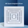 Picheng ABS Square Diffuser Air Vent for Integrated Ceilings