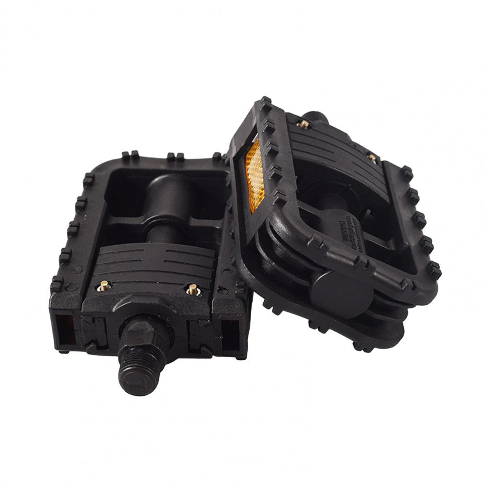 2Pcs Folding Bike Pedals, Universal Flat Pedals with Sealed Bearings, High Strength Non-Slip, Easy Install for MTB Road Bike