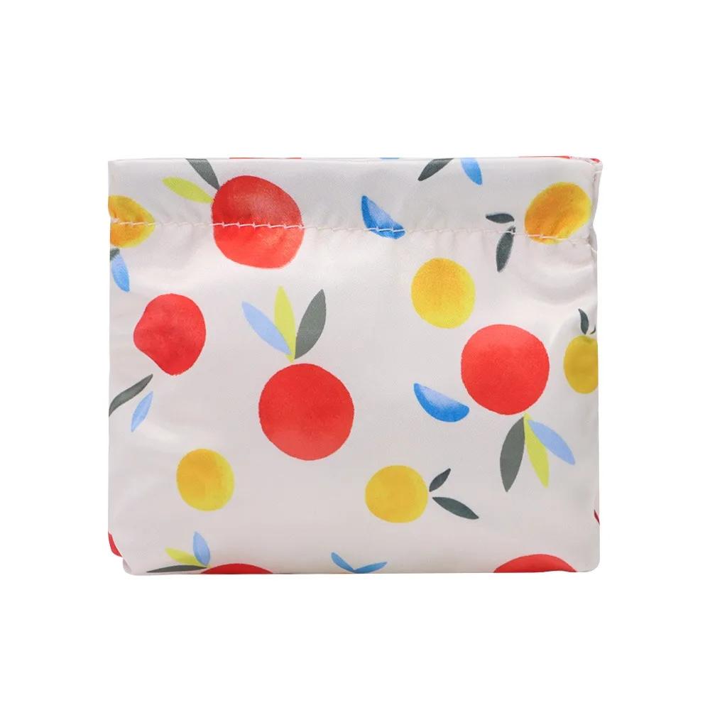

New High Quality Portable Makeup Storage Bag Cotton Compact Lipstick Bags Automatic Closure Sanitary Napkin Organizer Travel