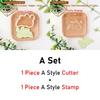 Happy Easter Blessing Words Fondant Icing Cookie Cutter Mold Easter Party Dessert Decor Embossing Stamp Househeld Baking Tool