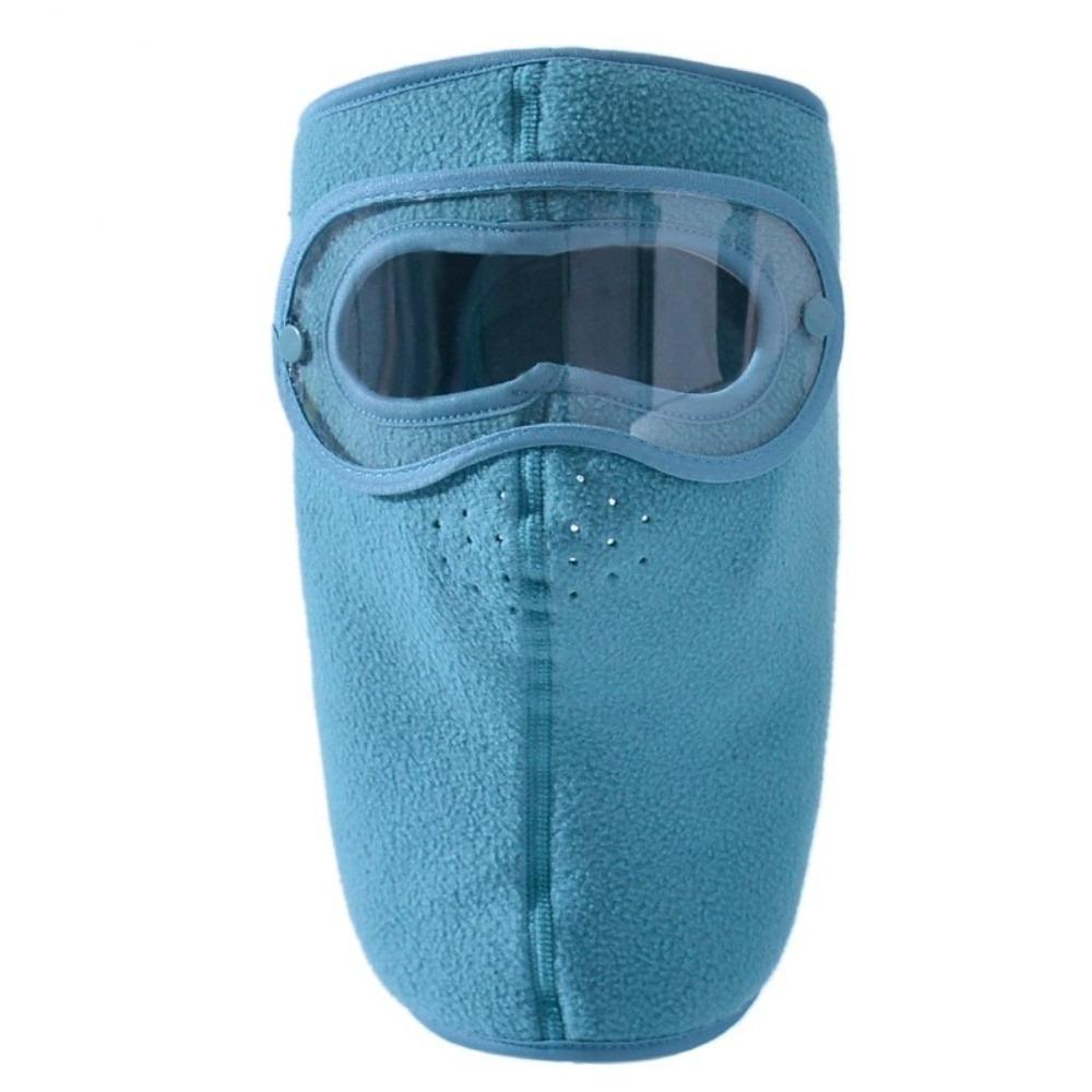 Plush Full Face Cover Soft Goggles Mask Face Cover Winter Cycling Mask  Riding