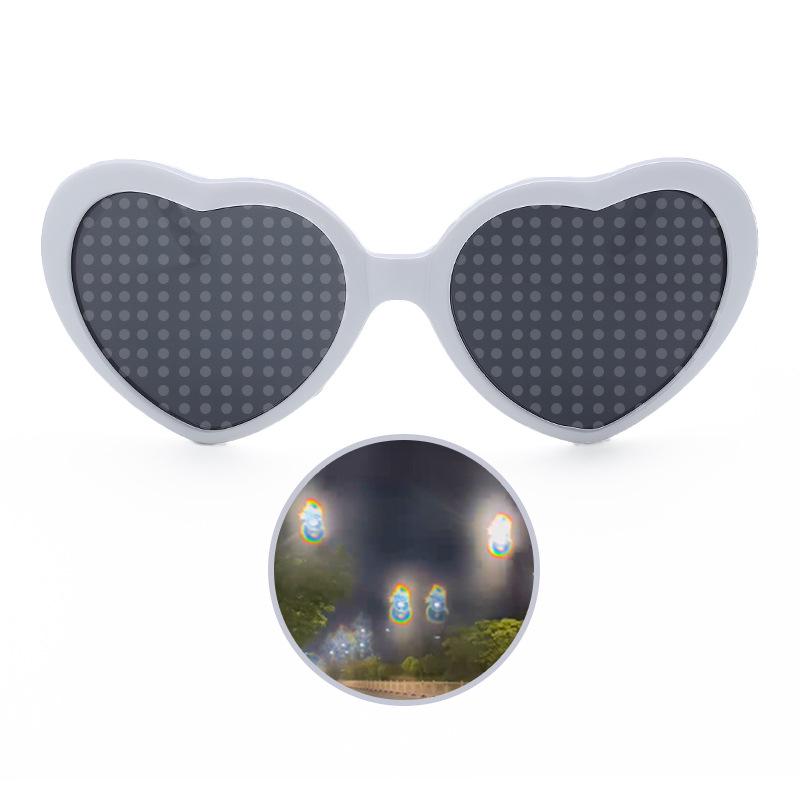 Romantic Heart-Shaped UV Protection Sunglasses - Mood Changing, Date Essential