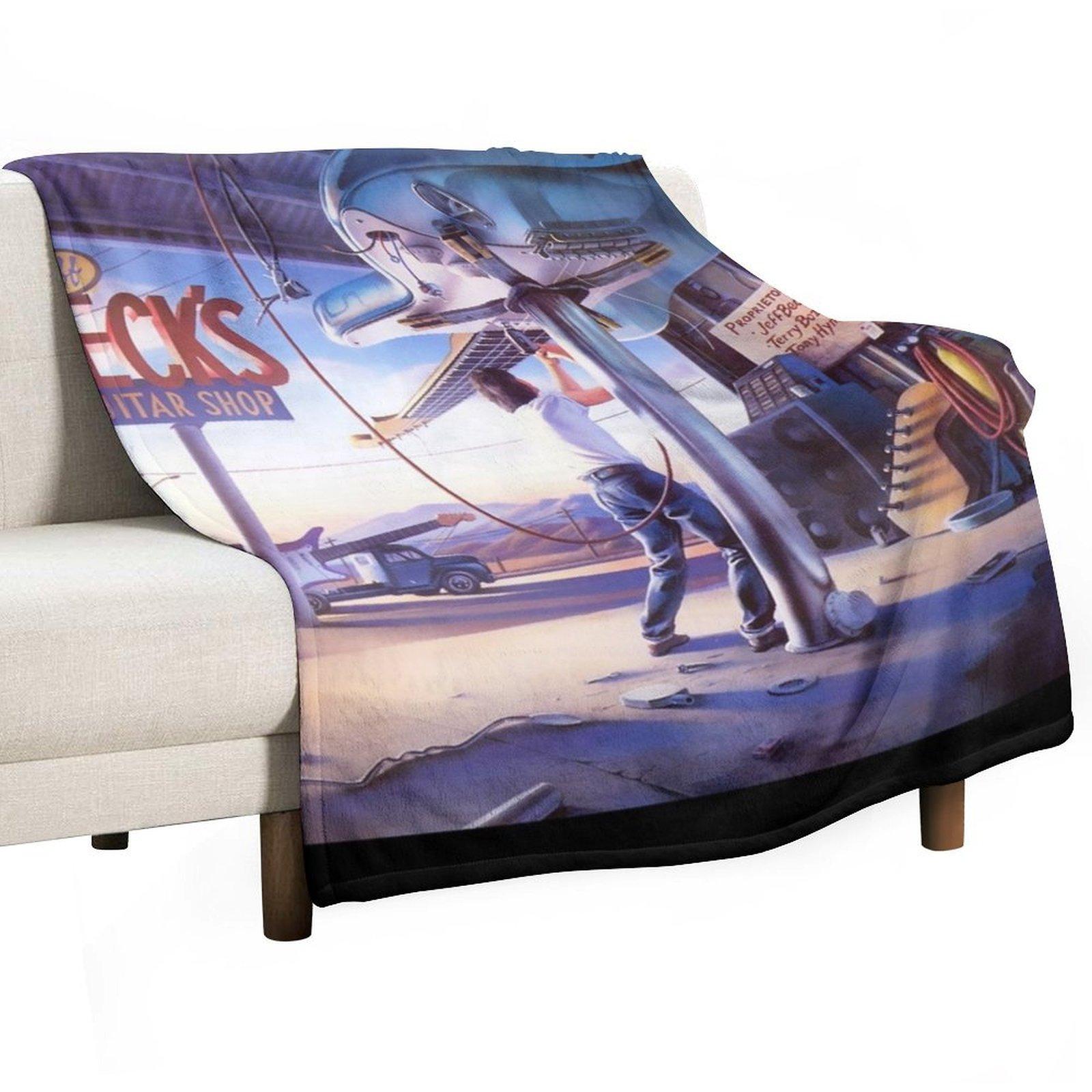 Jeff beck Jeff becks guitar shop Throw Blanket Summer Moving Furry Quilt Blankets 30x40in