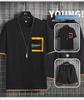 2023 Men's Summer Casual Sports Two-Piece Set: Short-Sleeve T-Shirt & Hong Kong Style Shorts