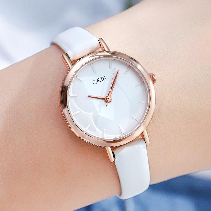 Ladies Temperament Belt Watch Fashionable Simple Casual Small Student Waterproof Watch
