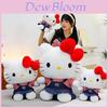 Hellokitty Plush Toy With Denim Dress For Kids And Collectors
