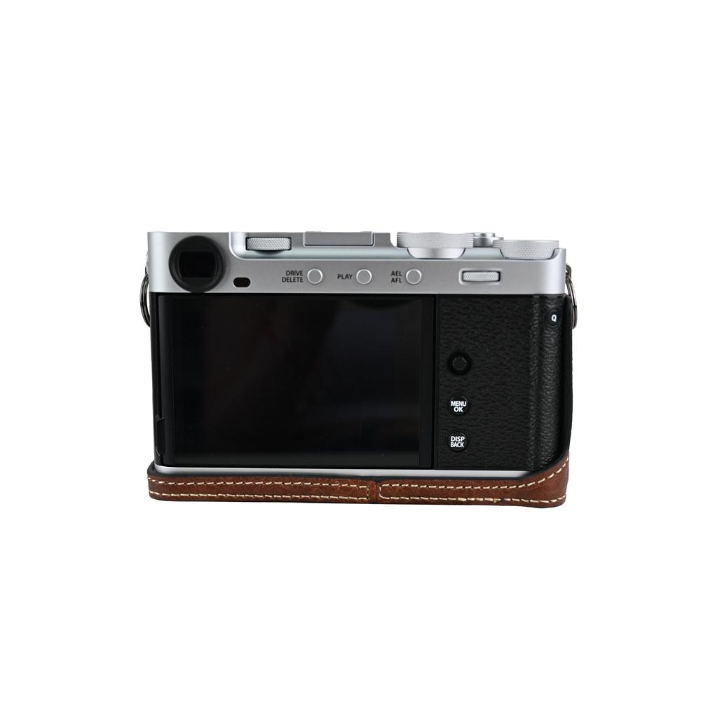 PU Camera Half Case for Fujifilm X-E5 Fuji XE5 Protective Shell Bottom Battery Opening Cover
