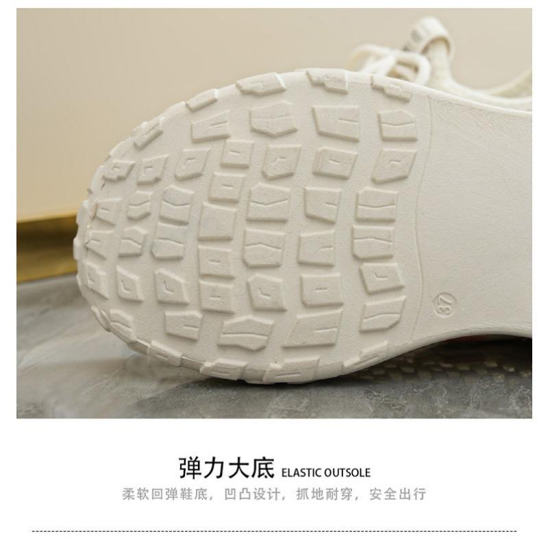 Korean Style Women Breathable Hollow Out Mesh Thick Sole Casual Sports Sneakers