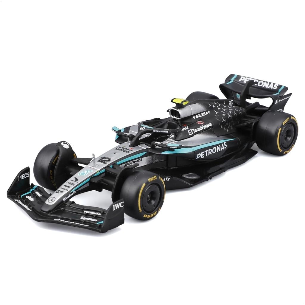Bburago 2025 Model F1 Mercedes AMG Petronas F1 W16 Team Andrea Kimi Antonelli Australian GP Race Sports Car Miniature Diecast Car Finished Product