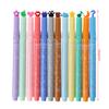 3Pcs School Supplies Creative Cute Colorful Kawaii Stamp Highlighter Marker Pen