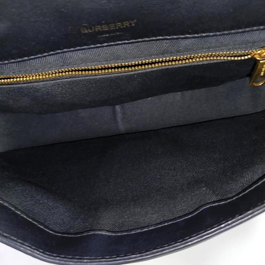 [Pre-Owned] Lola TB Logo Quilted Metal Chain Lambskin Crossbody Shoulder Bag - Very Good #X8AUFV