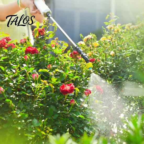 Lawn Care Sprayer 6L Electric USB Rechargeable with Telescopic Wand 3 Nozzles Portable Battery Powered Water for Garden Yard Retractable Spray Boom