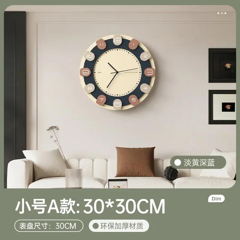 

New Design Wall Clock Aesthetic Dining Room Elegant Unique Wall Clocks Art Modern Cute Stylish Nordic Saat Home Decor InteX5C7N5 Other