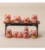 8pcs/Set Capybara Figure Toy MIni Figurine Desktop Decoration Model Ornaments Toys Boys Girls Christmas Gifts