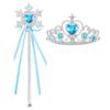 Children's Pure Cotton Cinderella Puffy Dress - Elsa Princess Style for Halloween & June 1st Children's Day.