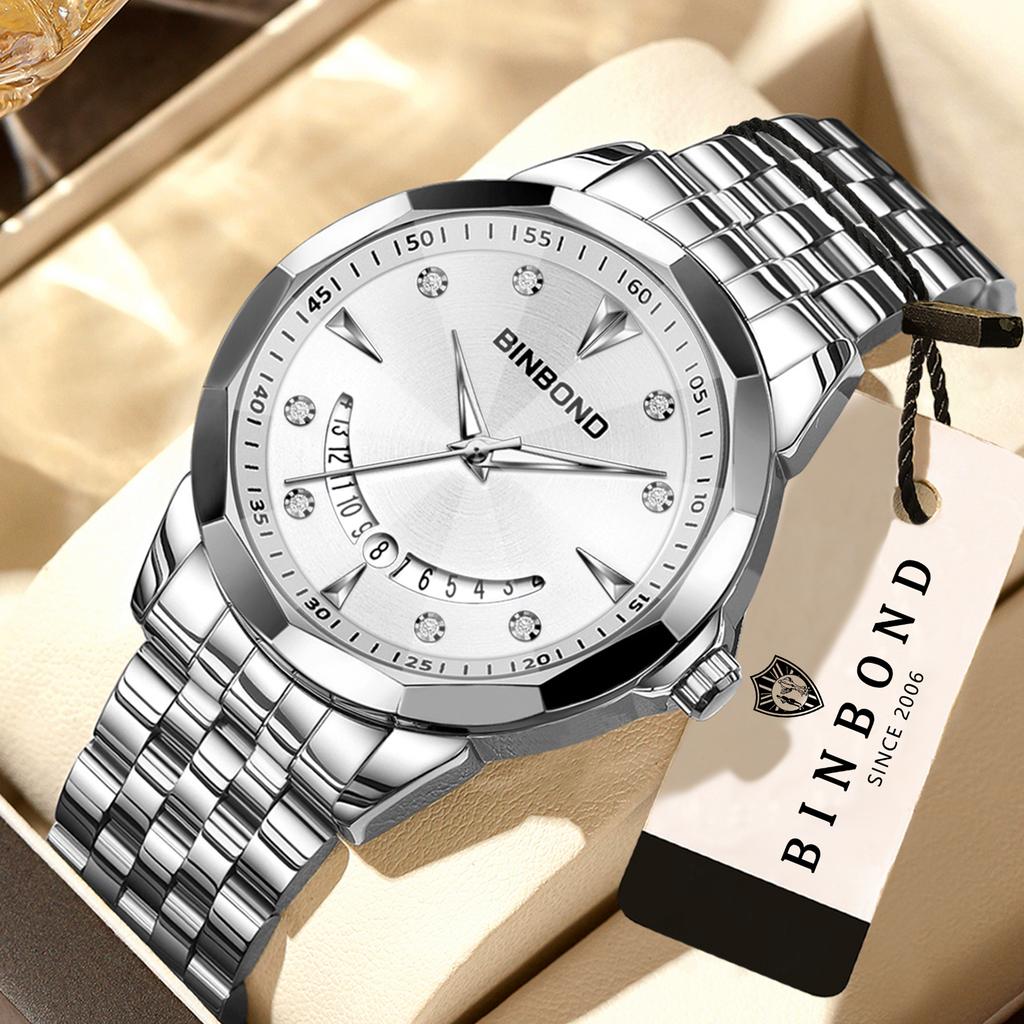 Luxury Quartz Writstwatches for Men Luminous Waterproof Auto Date Men's Watch Business Fashion Reloj