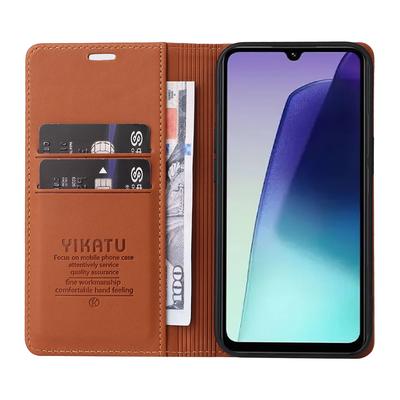 YIKATU YK-001 For Xiaomi Poco C75 4G/Redmi 14R 5G/14C 4G Case Stand Leather Phone Cover Strong Magnetic Closure