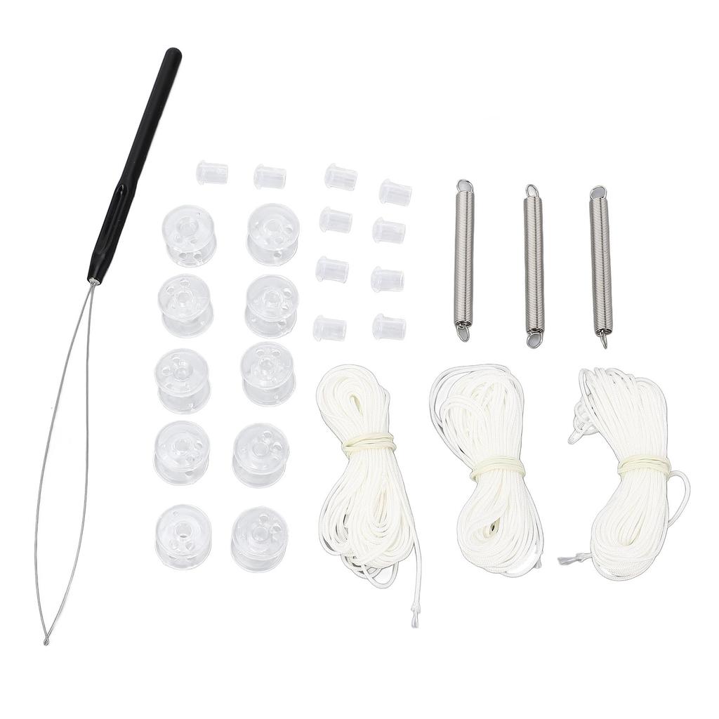 RV Shade Repair Kit Efficient Use Sturdy Window Shade Restringing Kit for RV Trailer Day Night Pleated Shade