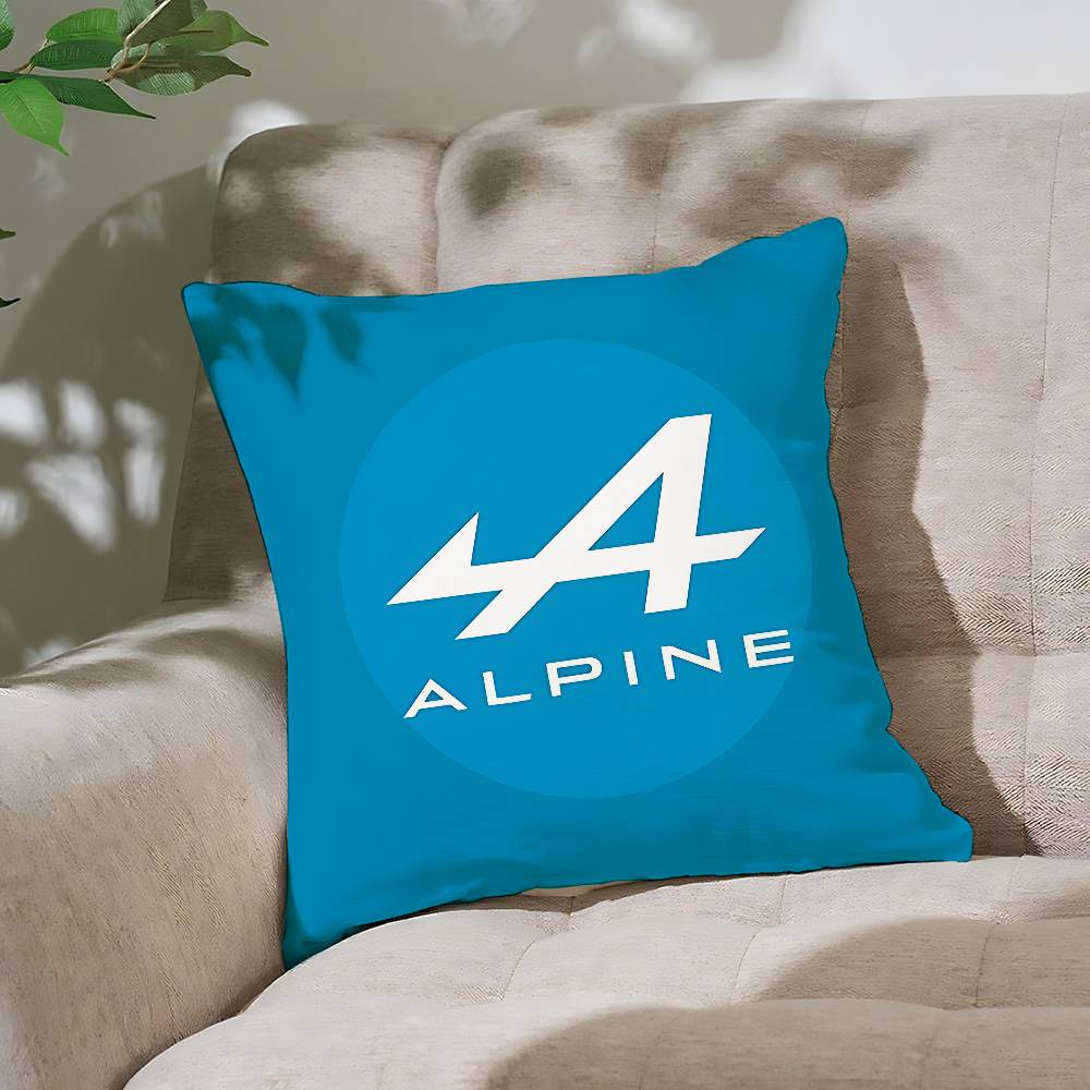 R-AlpineS Team Cool Pillow Case Cushion Cover Soft Cute Throw Pillow Case For Car Sofa Pillowcase Polyester With