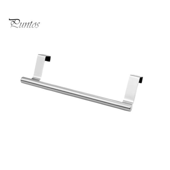 

Держатель для кухонного полотенца, держатель для полотенец на дверце шкафа, нержавеющий, прочный, несущий нагрузку, простая установка, вешалка для полотенец, вешалка для полотенец для посуды Short серебряный