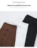 Plus Size Women's Wide Leg Pants - 2024 Spring/Summer High Waist, Loose Fit, Middle-aged Mom Style Skirt Pants, Casual Wear