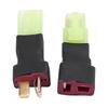2 Pcs, Male T Plug to   Female,   Female to Male T Plug, Compatible with Large Power Application, Easy to Solder and Reuse, Designed for