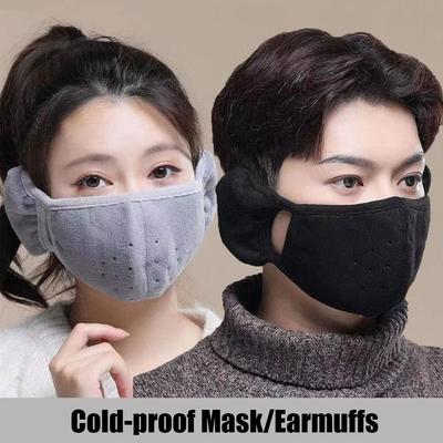 Winter Windproof Earlap Ear Warmer Cold-proof Earmuffs Fleece Mouth Cover Warm Masks