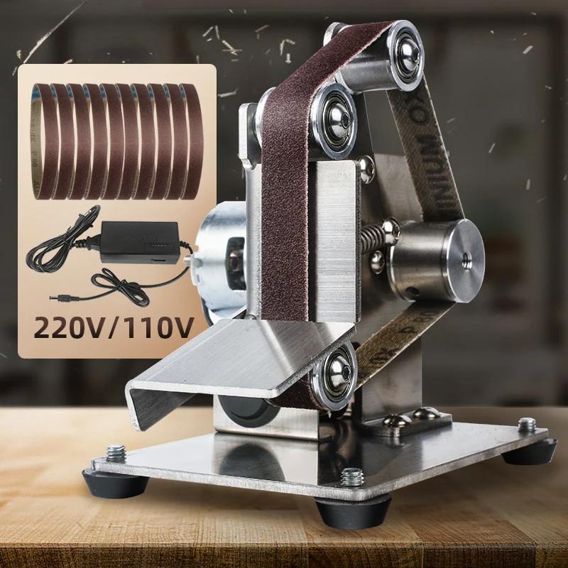 Mini Belt Grinding Machine Sharpening Power Tool High Power Household DIY Electric Sander Multifunctional Polisher