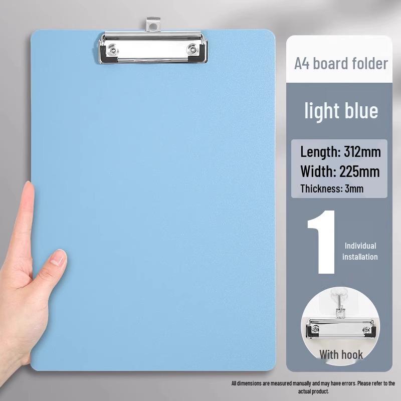 A4 Clipboard File Folder & Stand-Up Writing Board for Office Supplies
