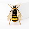 Rhinestone Bee Brooch for Women Unisex Pearl Beetle Pin Enamel Insect Lapel Pin Banquet Party Backpack Gifts Jewelry Accessories