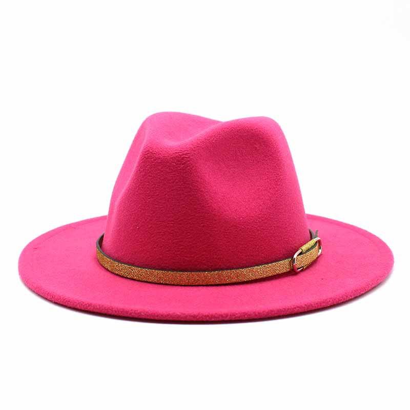 Jazz Hat Season British Retro Top Hat Women'S Trendy Women'S Woolen Hat