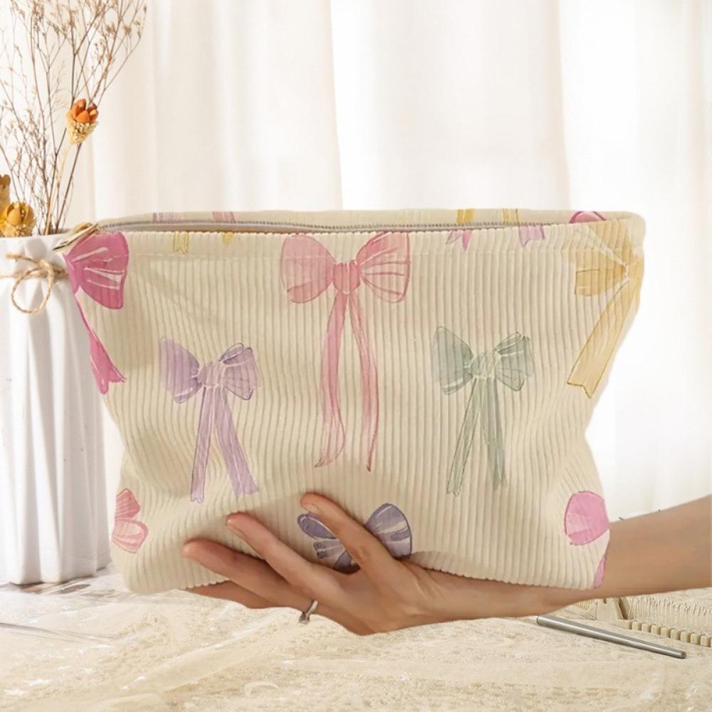 Lip Pattern Printed Makeup Bag Lightweight with Zipper Cosmetic Storage Bag Tiger Cat Frog Leopard Print Clutch Bags Travel