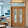 Solid Wood Composite School & Dormitory Fire Door
