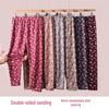 Thermal Fleece High-Waist Warm Pants for Women - Elastic Autumn Inner Layer for Middle-Aged & Elderly