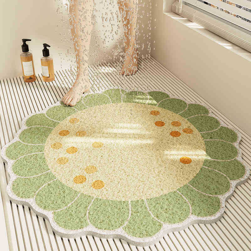 New Bathroom Non-slip Mat Shower Room Bath Floor Anti-fall Mat Toilet Toilet Bathtub Waterproof Mat