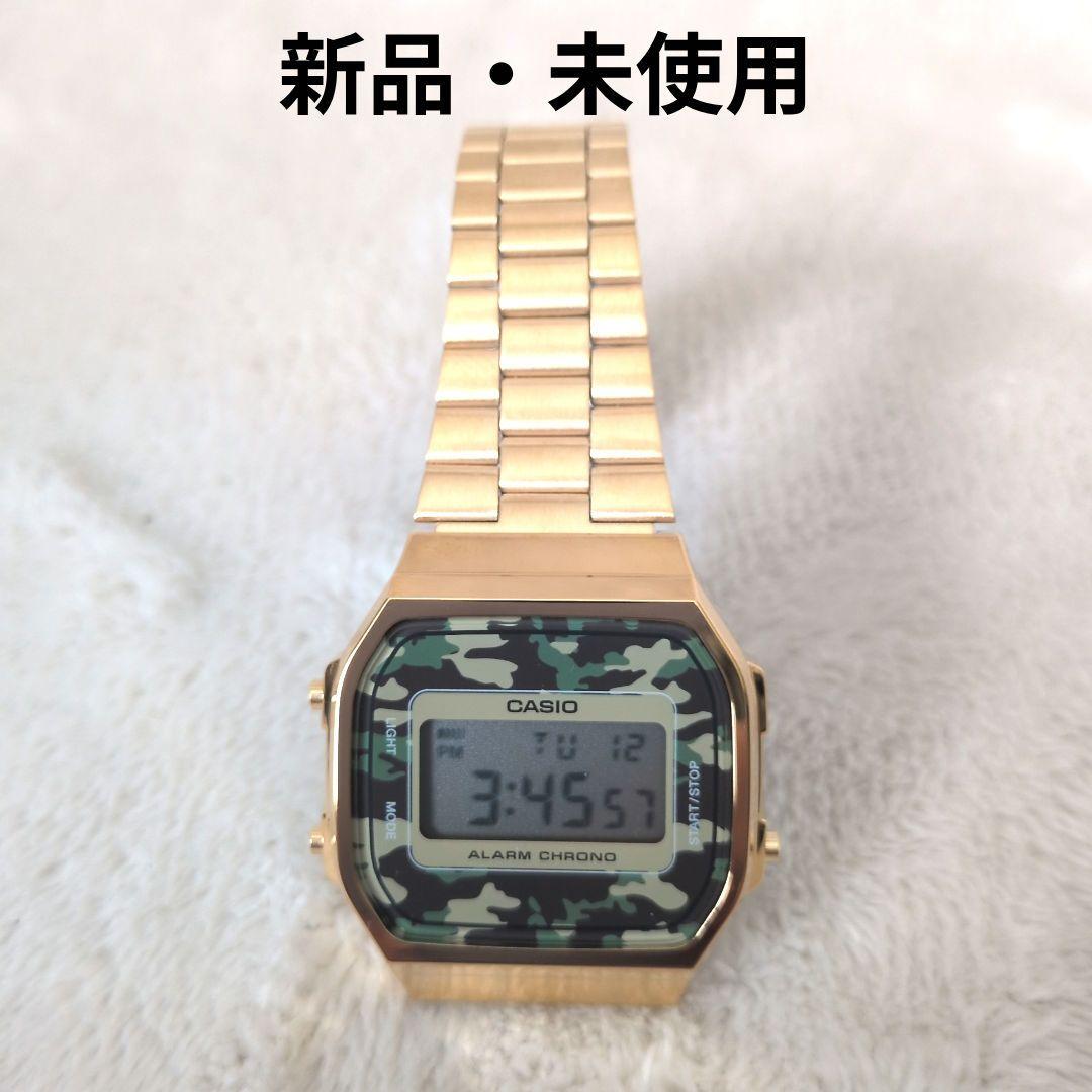 

[USED] Casio Watch A168WEGC-3DF Quartz Camouflage Gold