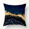 Marble  Gold Wave Pattern Pillow Covers Pattern Cushion Cover Suitable For Sofa Bedroom Car Pillow Cover
