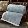 Light Luxury Autumn Winter Blanket Sofa Air Conditioning Single Double Soft Milk Fleece Blankets for Warm Sleeping Quilt