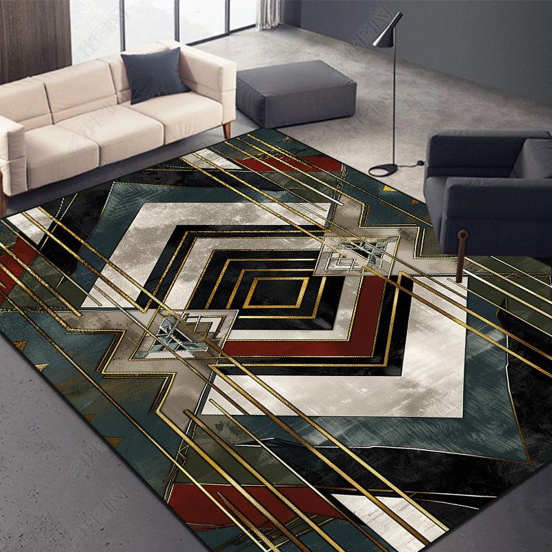 

Nordic Abstract Living Room Carpet Rug for Bedroom Home Decor Geometric Rugs 200x300cm Washable Lounge Coffee Tables Floor Mats 60*90cm