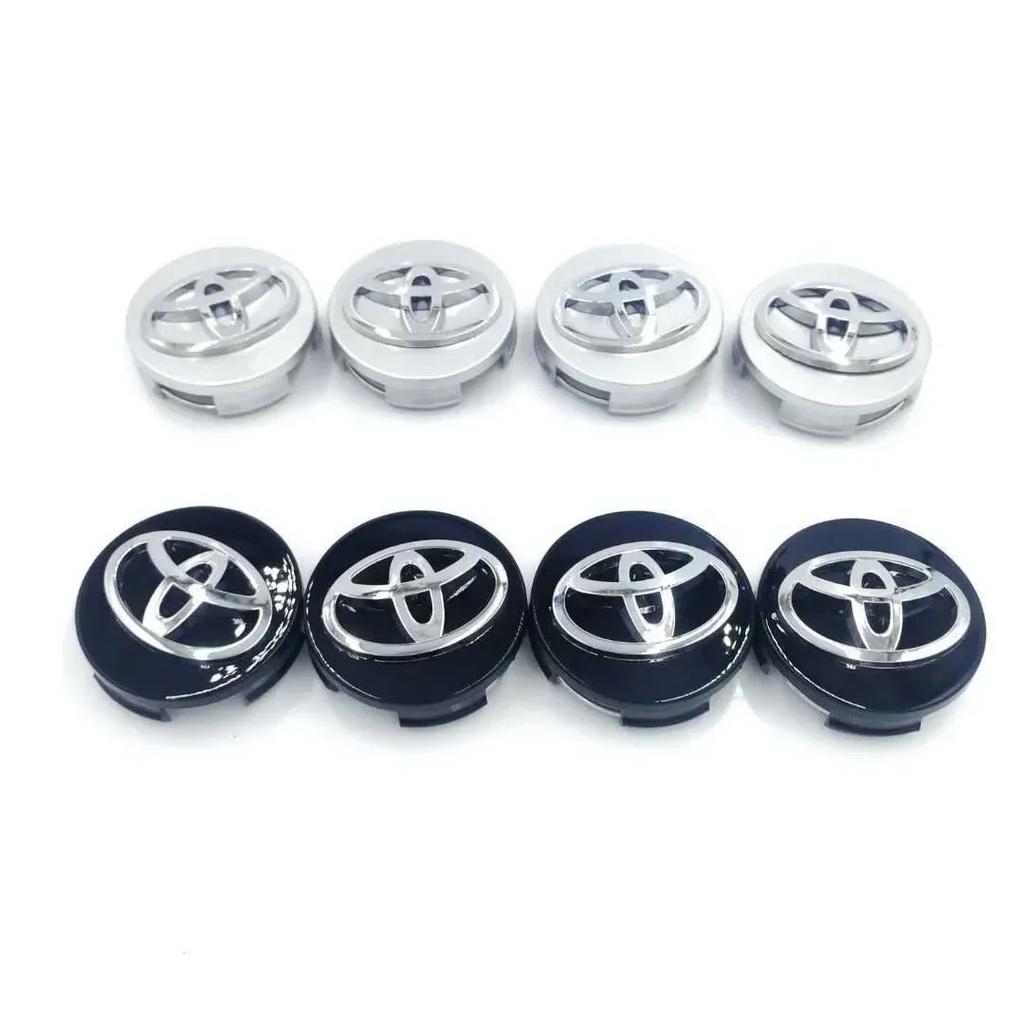 4PCS 62mm Car Wheel Center Cover Decoration Badge Car Hub Cap For Toyota C-hr Rav4 Yaris Hilux Avensis Prius Auris Corolla Cross